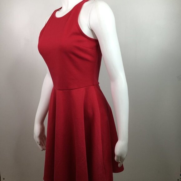 Olsenboye Simple Red Dress - Picture 1 of 8